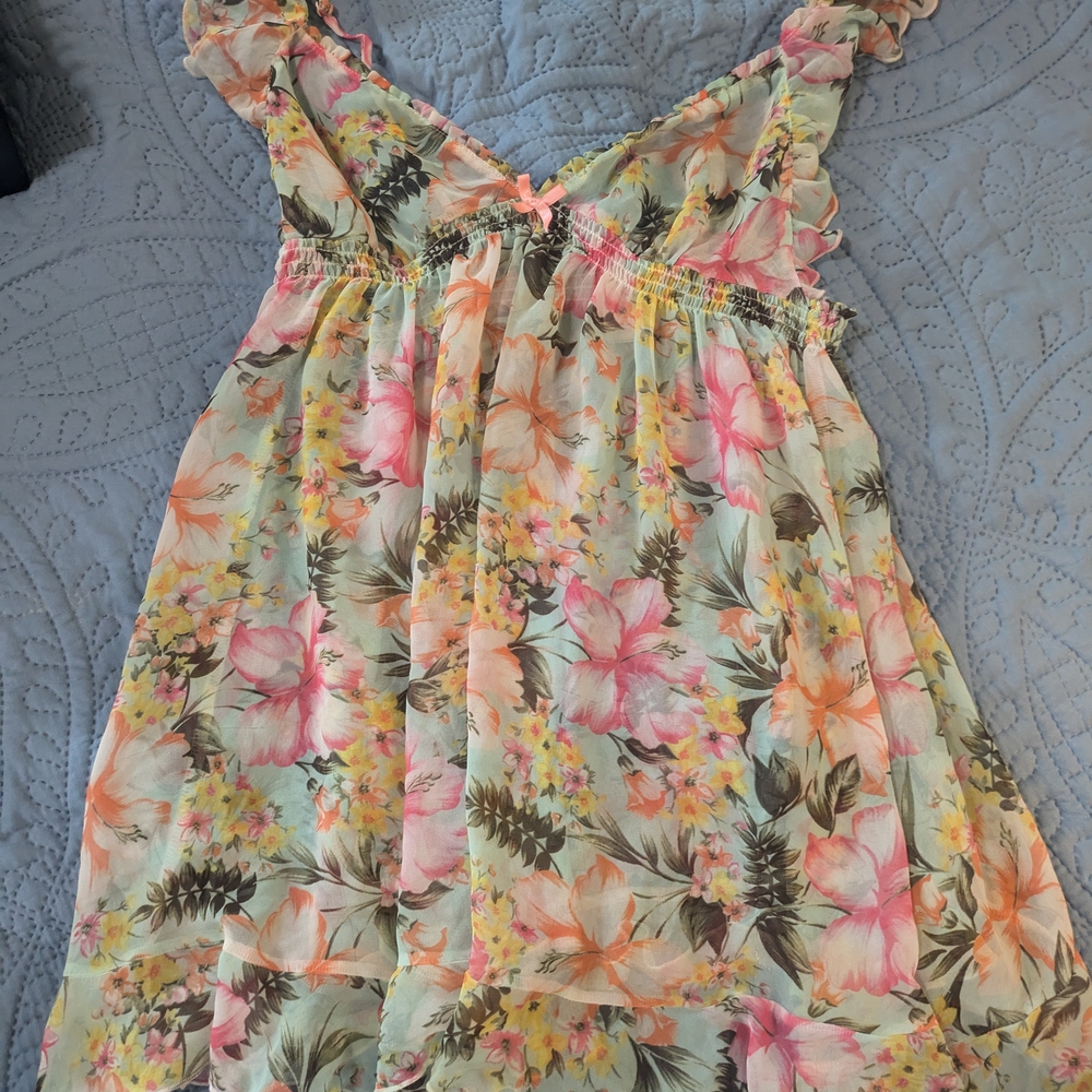 Vintage Victoria's Secret Floral Babydoll Y2K